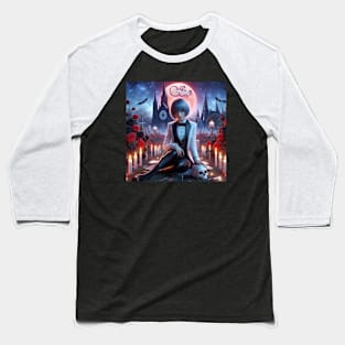 Vampire Girl - So Wicked Baseball T-Shirt